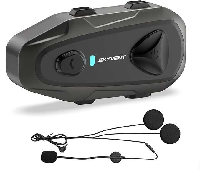 Zestaw słuchawkowy do kasku motocyklowego, głośnik Bluetooth 5.3