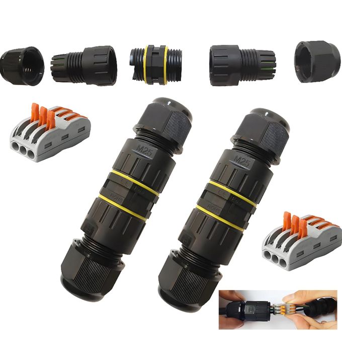 CESFONJER Złącze kablowe IP68, wodoszczelne, mufa kablowa