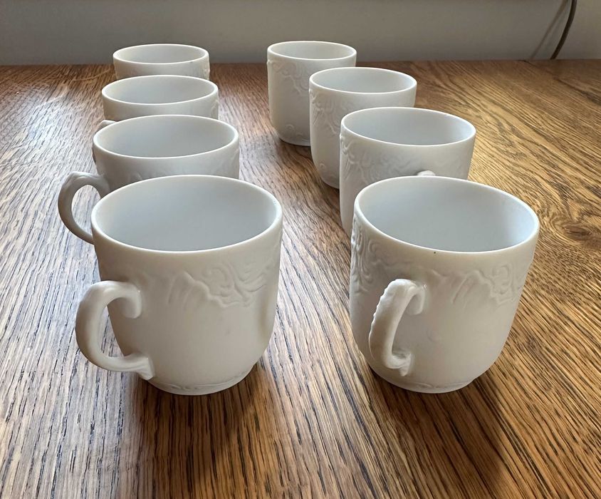 Filiżanki porcelana - 8 sztuk