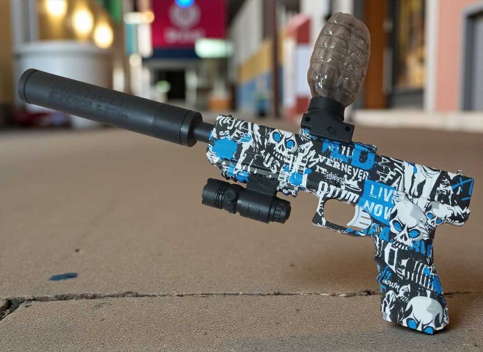 Детский пистолет стреляющий орбизами, пістолет орбібольний WH74