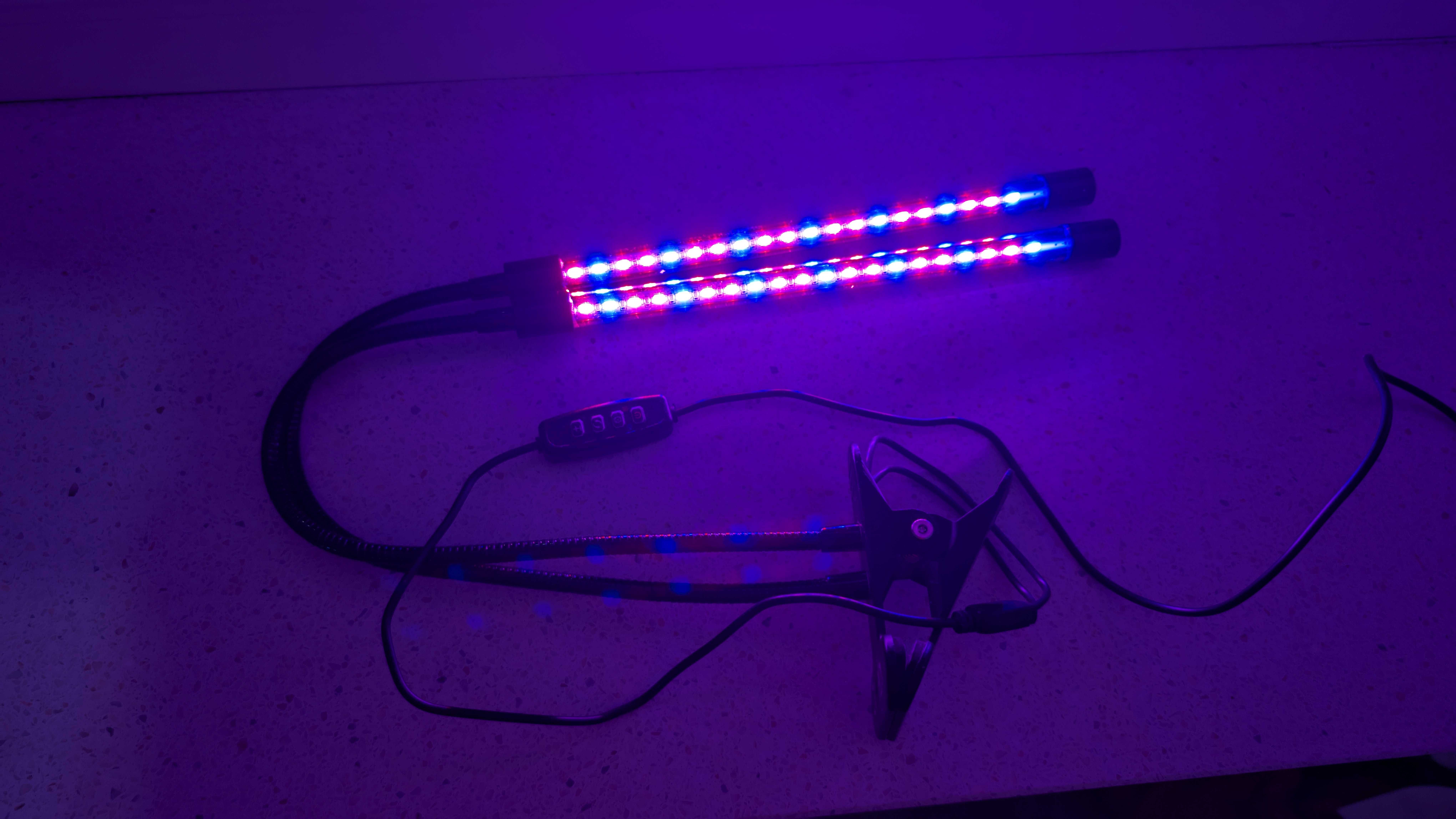 Lampa LED do uprawy / doświetlania roślin ZeeD o mocy 20 W z klipsem