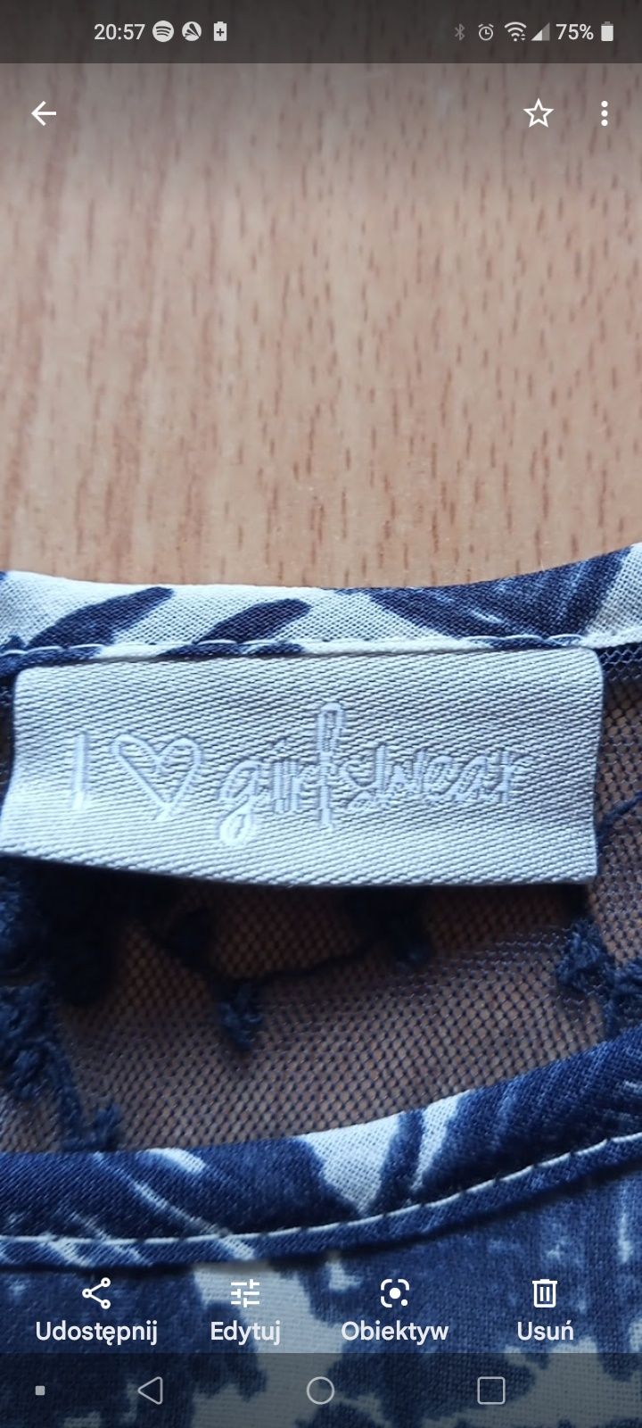 Rozkloszowana sukienka, I love girlswear