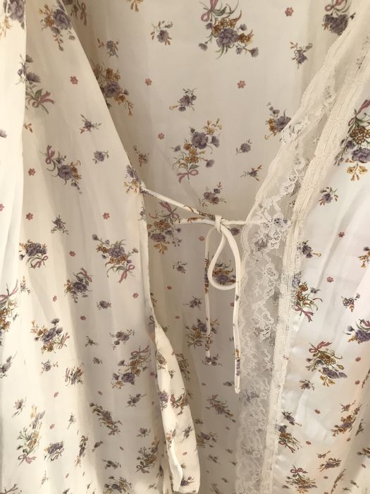 szlafrok jak jedwabny Christian Dior M