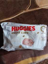 Підгузки Huggies extra care 1 (2-5 кг)