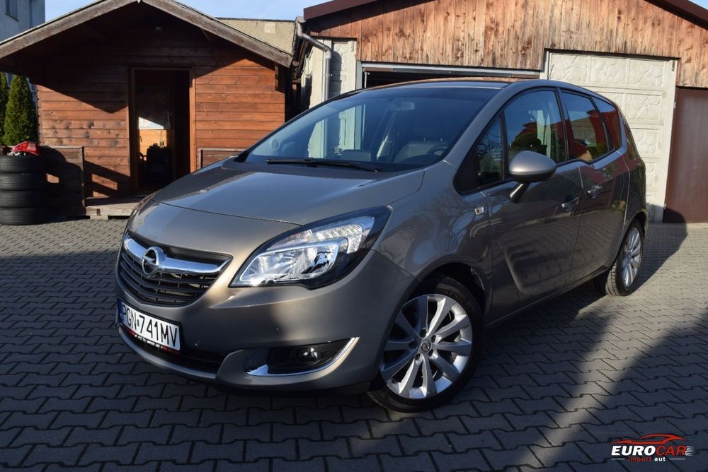 Opel Meriva 77.000KM*Turbo 120KM*Ledy*Klimatronic*AluFelgi*Koła zimowe*