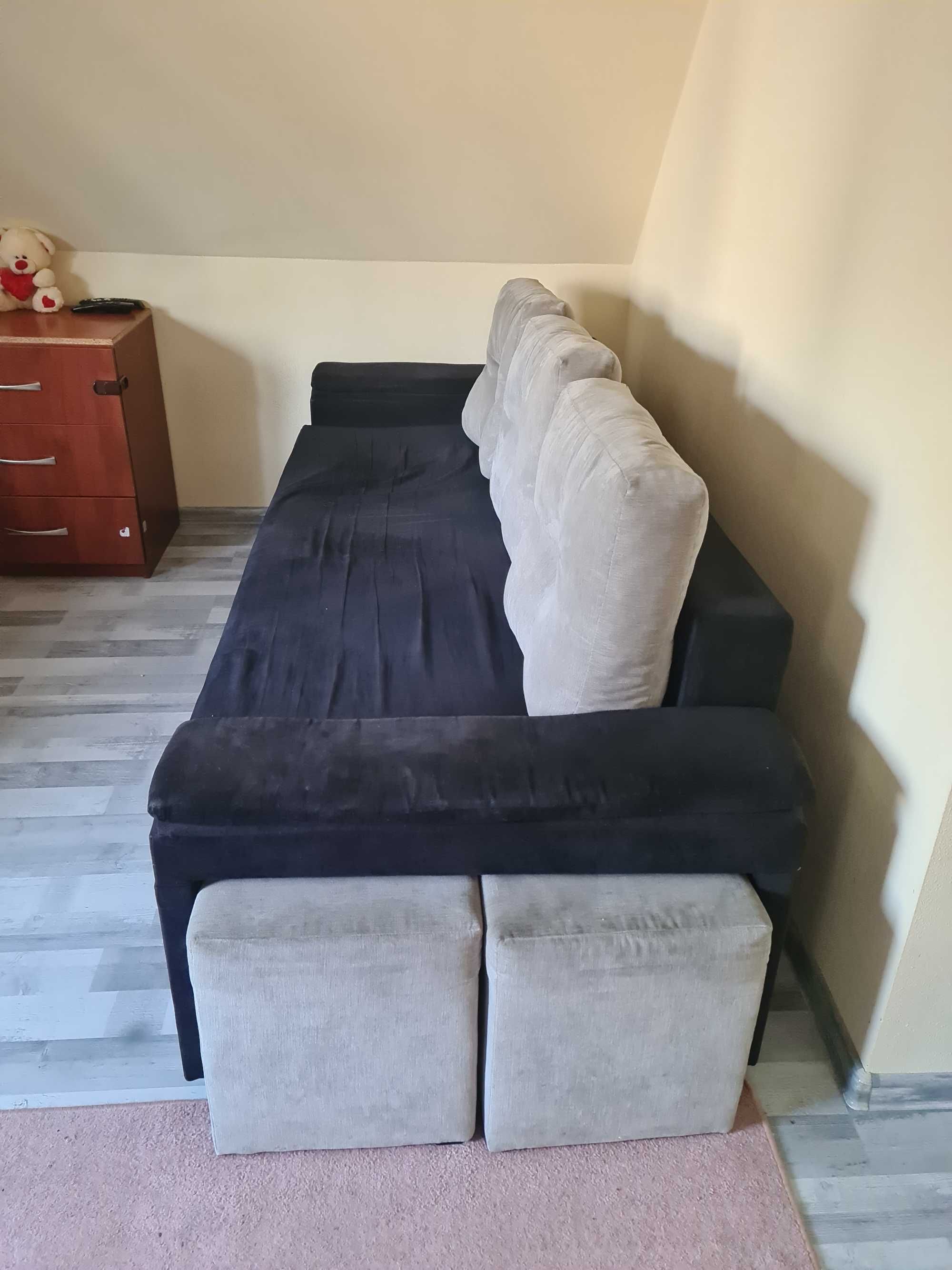 Sofa ROCCA 3-osobowa, rozkładana