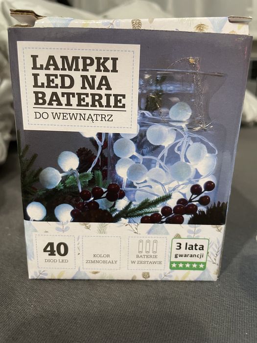 Lampki nowe LED na baterie