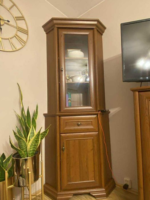 Zestaw mebli do salonu / jadalni – klasyczny styl, stan bardzo dobry