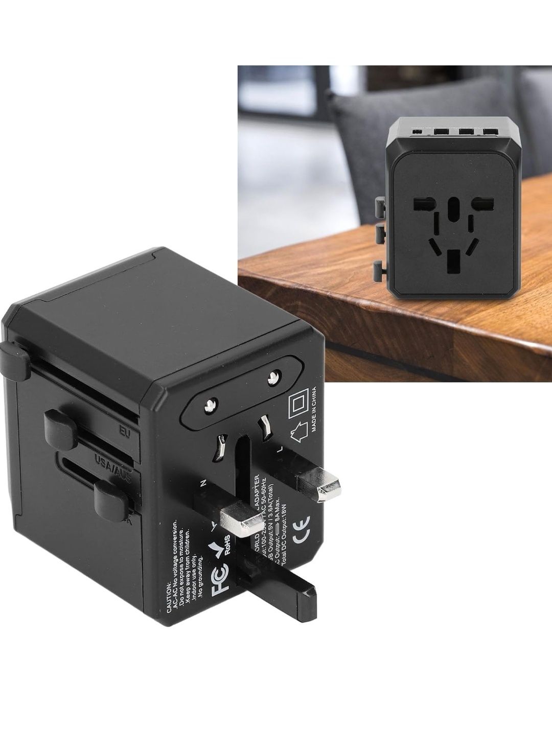 Podróżny Konwerter Napięcia, 1 Podróżny Zasilacz USB C do Telefonu