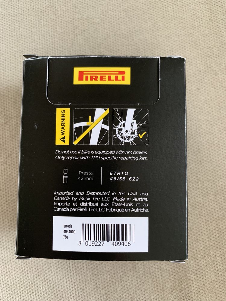 Dętka MTB Pirelli SCORPION smartube 75g 29”x1.8/2.2