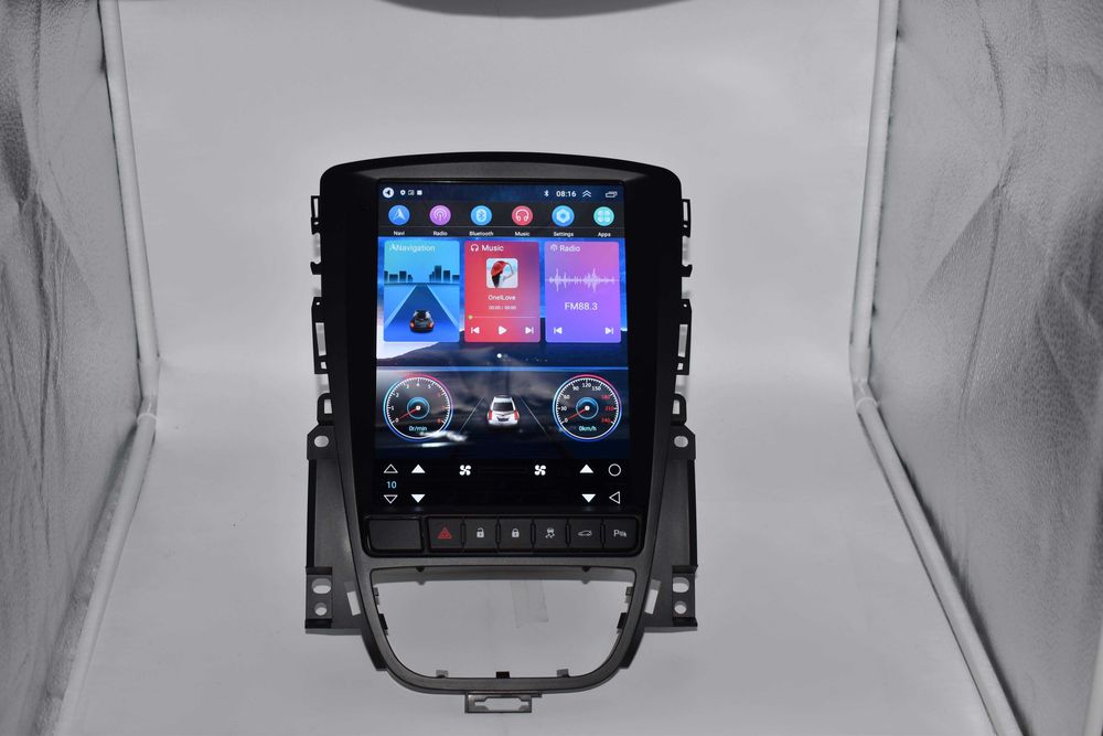 Rádio Android Opel Astra J . Ecrã Estilo Tesla Carplay + oferta câmara