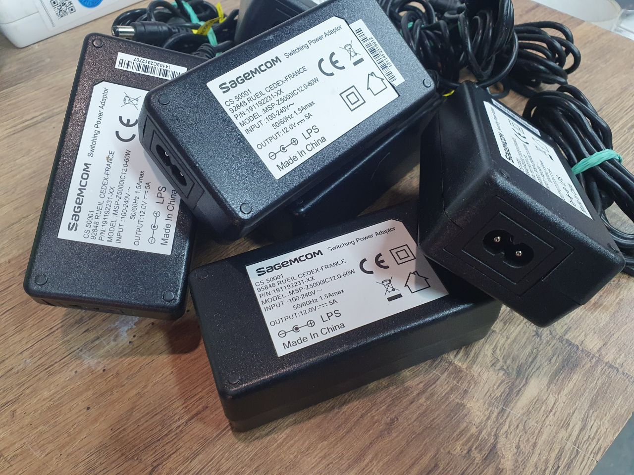 Блок питания живлення Sagemcom адаптер 12V 5A 60W