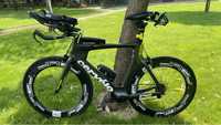 Rower Triathlonowy TT Cervelo P2 r58, pomiar mocy