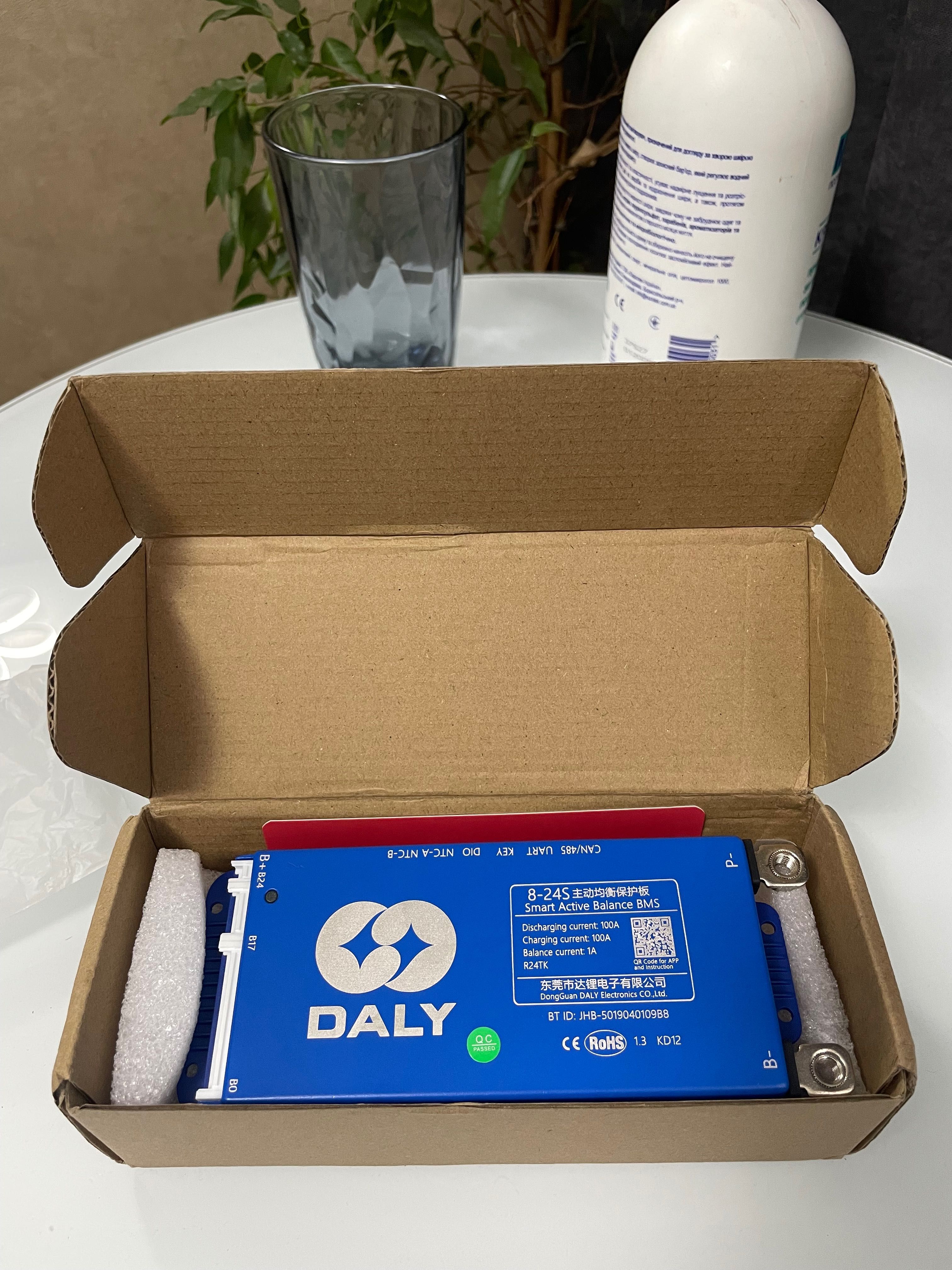 Плата smart Bms Daly 8-24s 100a