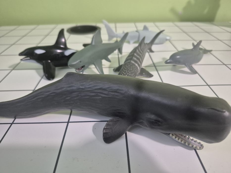 Фігурки кашалот,акула,дельфін,касатка!