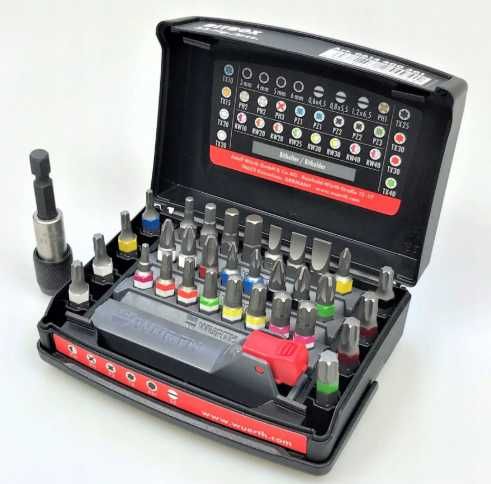 Wurth zestaw kluczy nasadowych 1/2 i 1/4 cala 59 szt kasetka metalowa