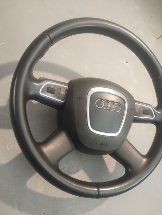 Kierownica audi A6 C6 A8 skóra łopatki airbag 4E0.419.091CN