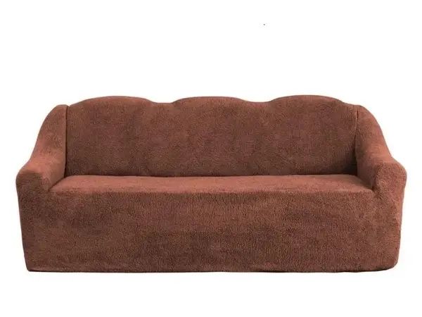 Меховый чехол на диван Турция