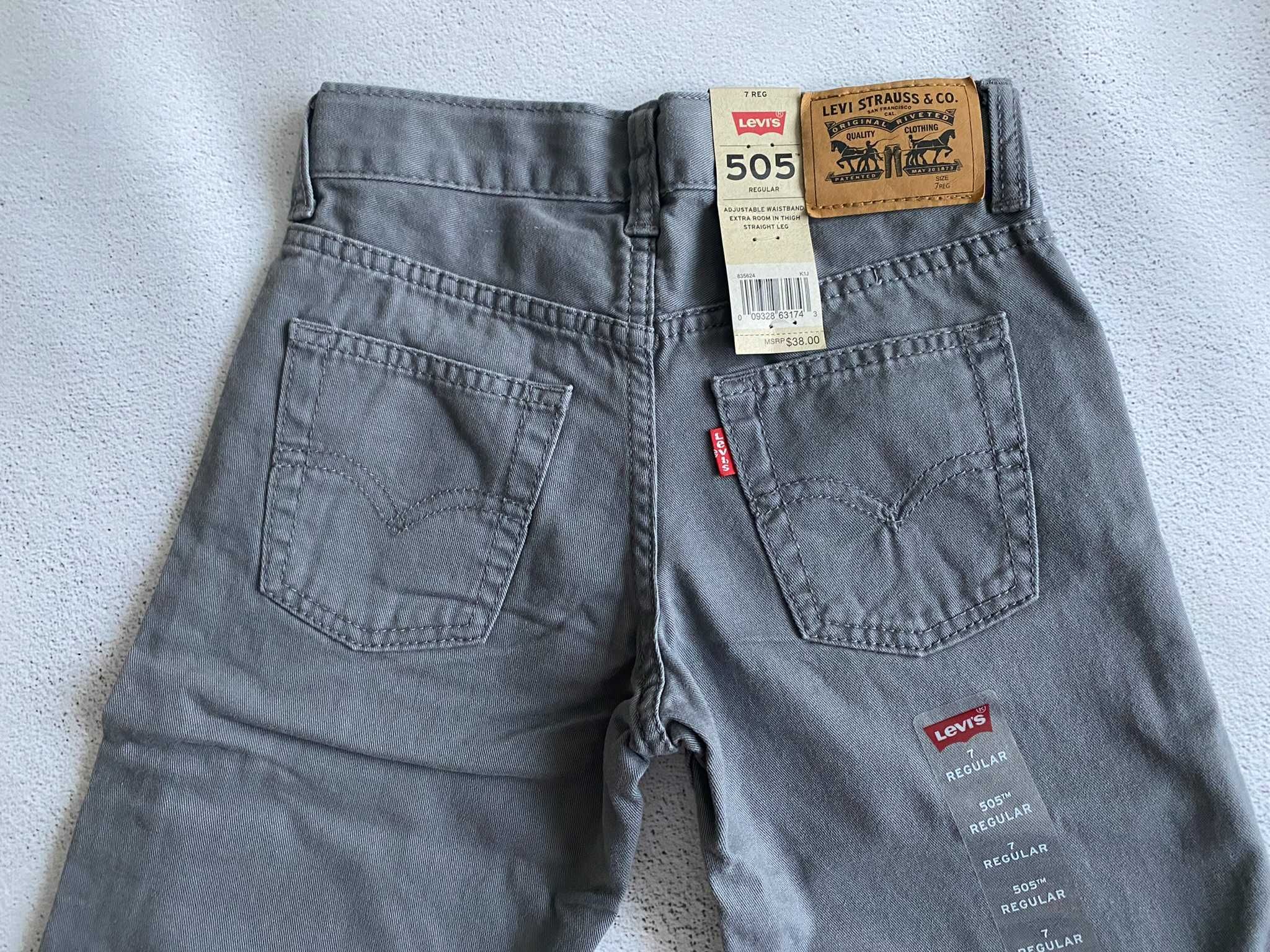 Джинси Levis 505 для хлопчика, оригінал, р. 116-122 см