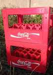 Skrzynka skrzynki Coca cola