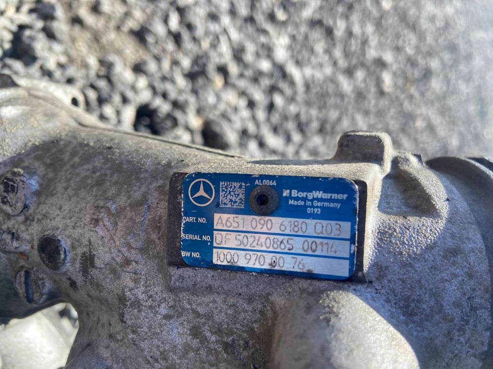 Turbina MERCEDES CLS GLK SLK 2.2 170KM 204KM BITURBO 651.090.6180