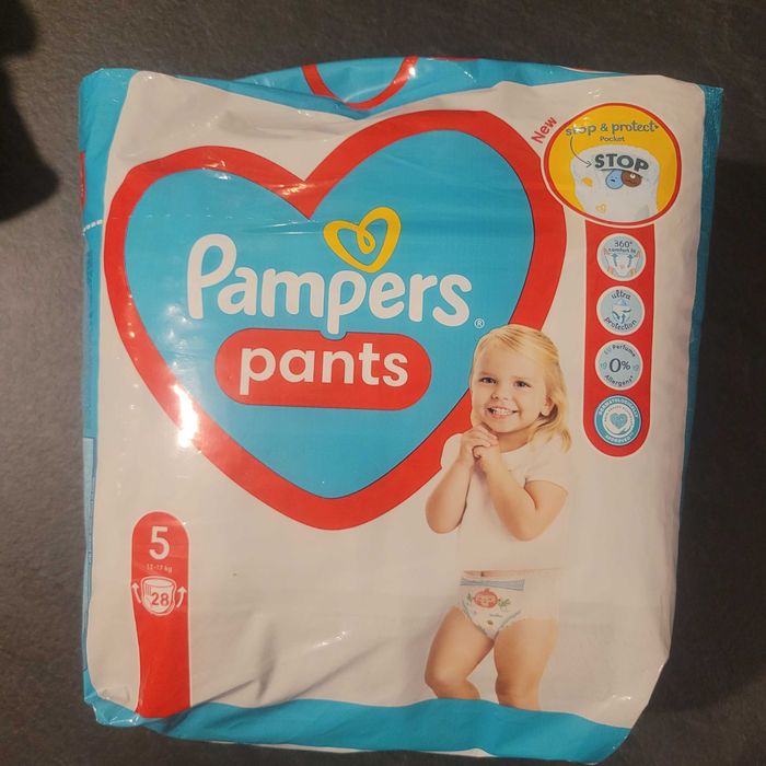 Pieluchy Pampers Pants 5, 28 sztuk 12-17 kg