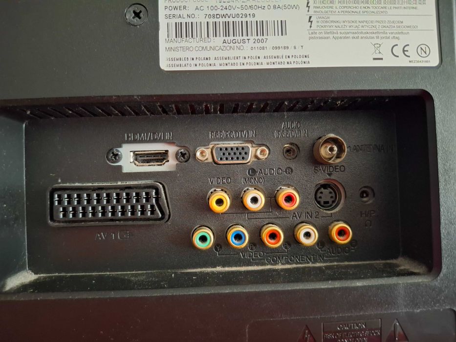 TV / Monitor LCD LG (modelo 19LS4R)