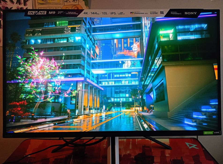 Ігровий монітор Sony INZONE M9 27" 4K 144Гц HDR білий (SDM-U27M90)