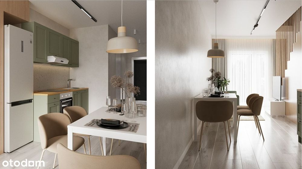 Budynek 2025r. Dwupoziomowe + balkon + parking w cenie