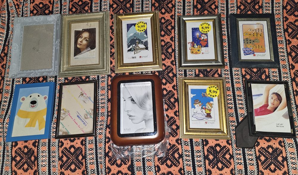 Zestaw ramek na zdjęcia ramki do zdjęć ramki na zdjęciach 9x13 i 10x15