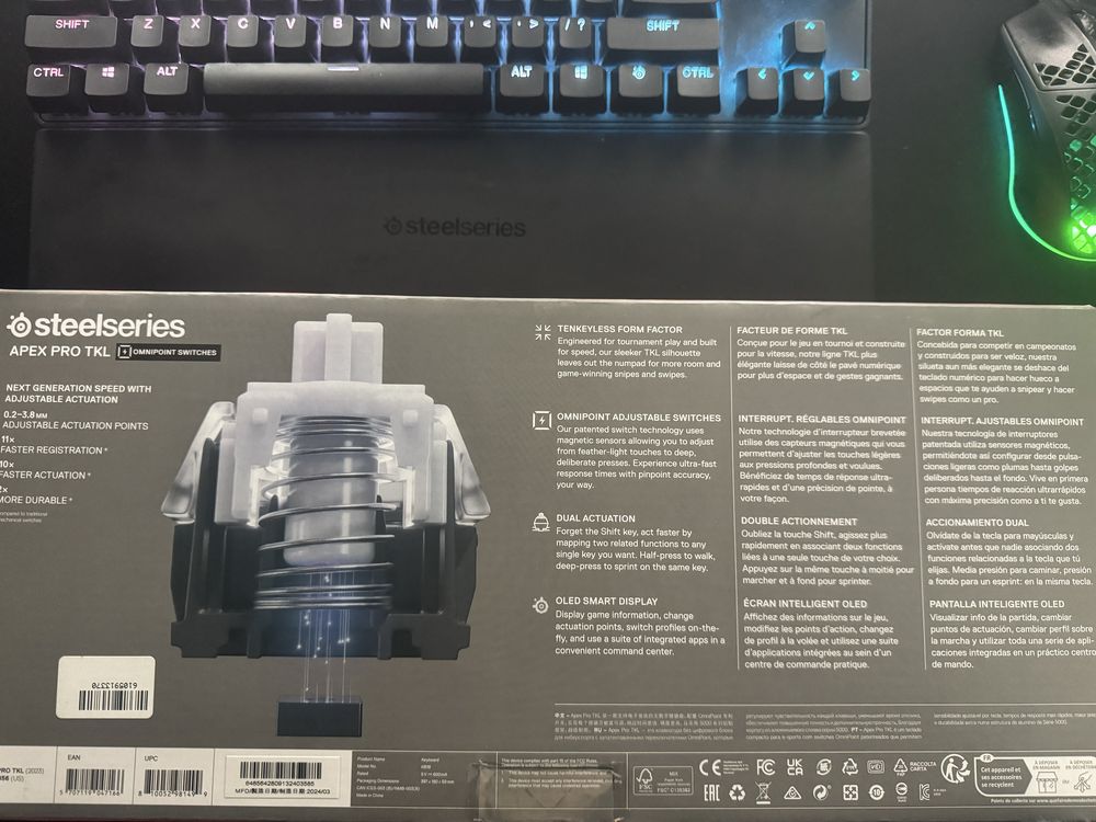 Klawiatura Steelseries Aper Pro TKL