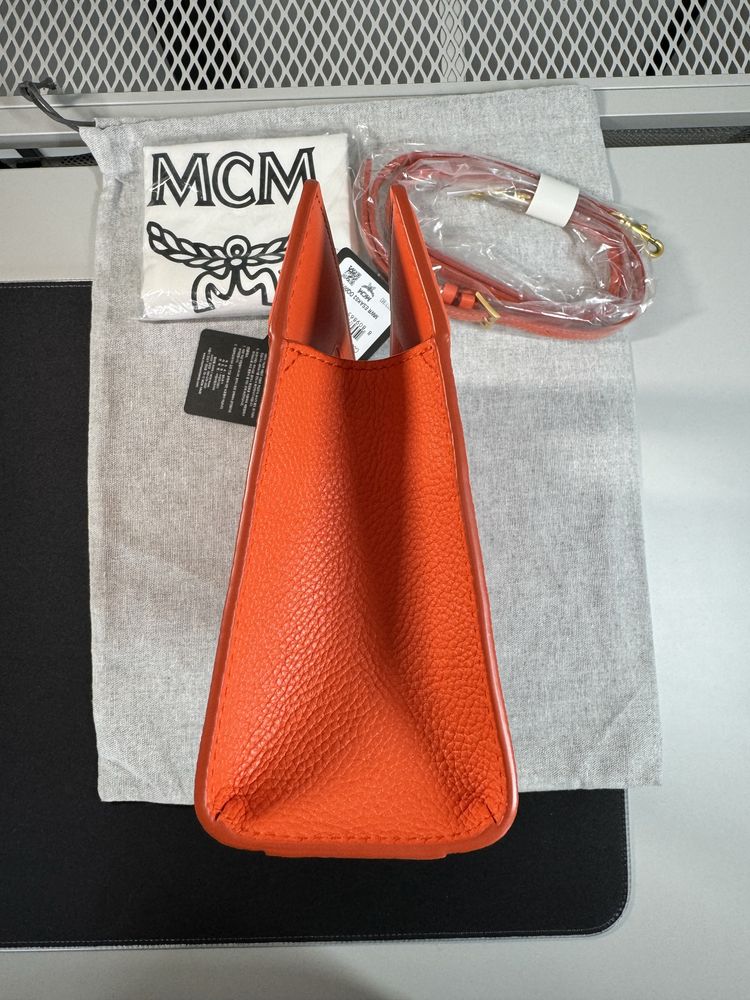 MCM small Diamond leather tote bag mwresak03