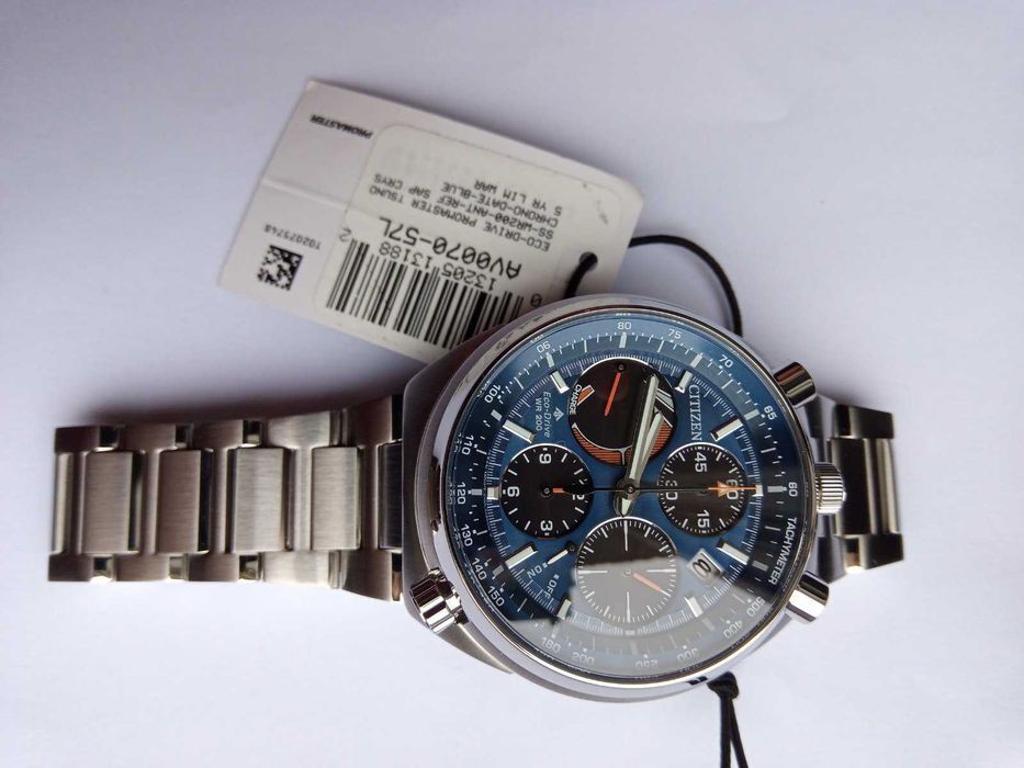 Японские часы Citizen Promaster Tsuno AV0070-57L Сапфир тахиметр 200м