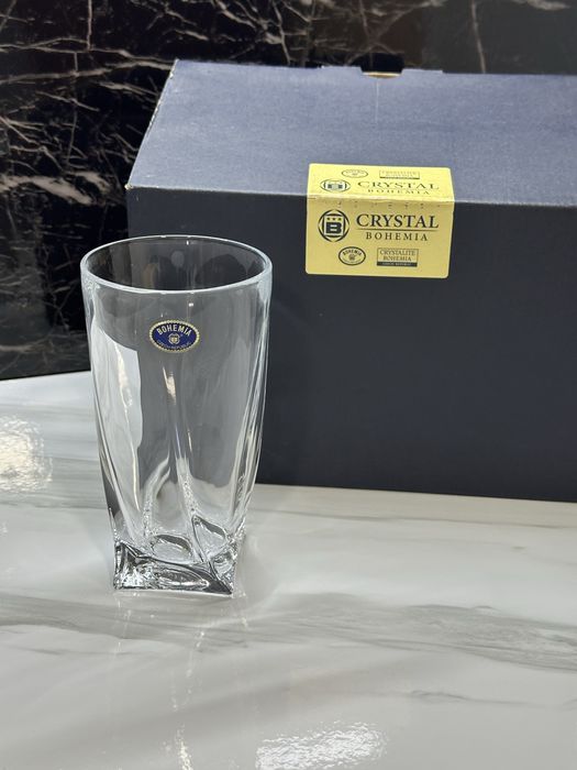 Набір склянок Bohemia Quadro для соку