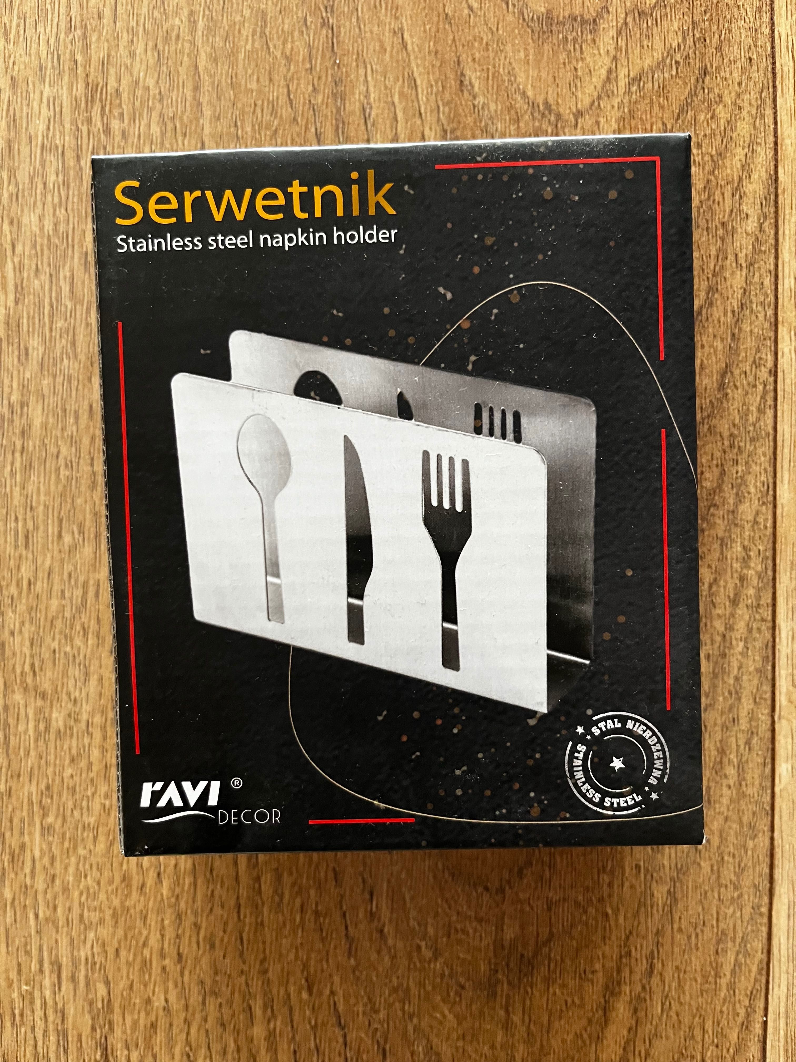Metalowy serwetnik marki Ravi