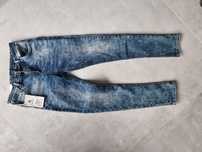 Spodnie jeans marmurek