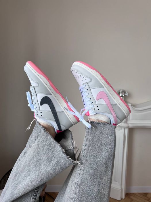 Жіночі кросівки Nike Dunk Pink Puck найк данк 36-410