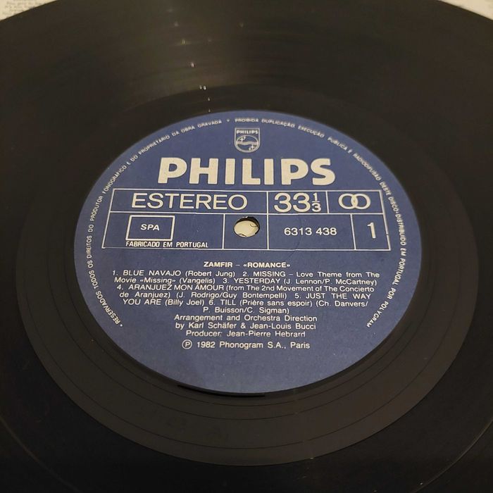 Disco vinil LP Zamfir – Romance