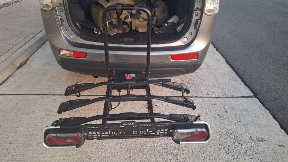 Bagażnik rowerowy na hak Eufab Amber 3
