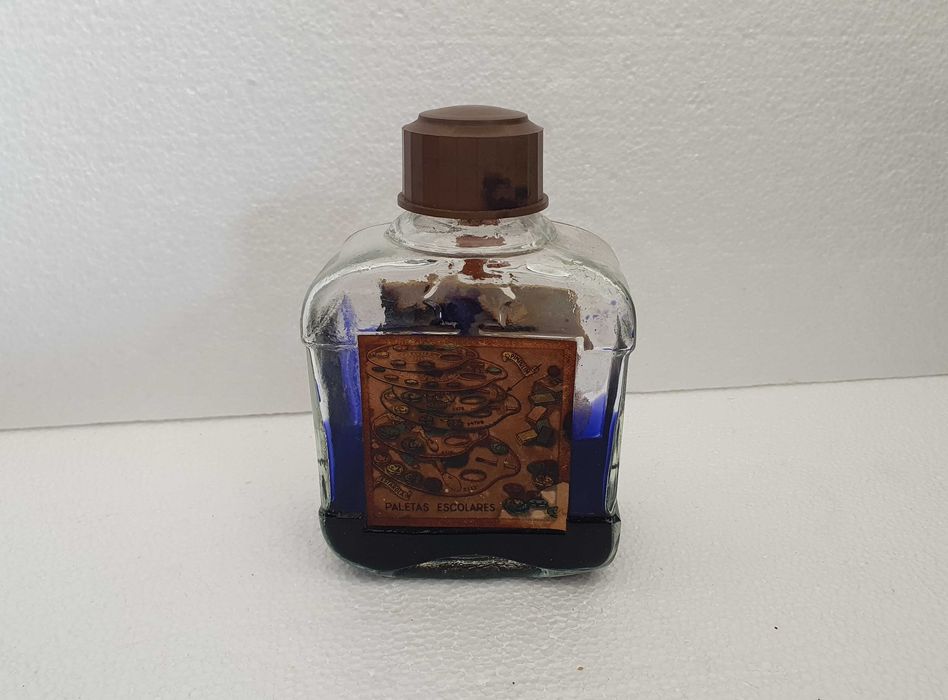 Frasco de tinta permanente SINO, antigo, para coleção