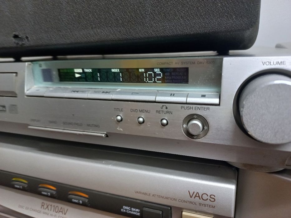 Wieża sony Rx 110Av/dj mix pro/pro logic