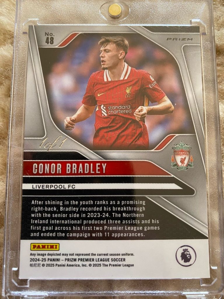 Panini Prizm Choice Nebula Connor Bradley 1 of 1