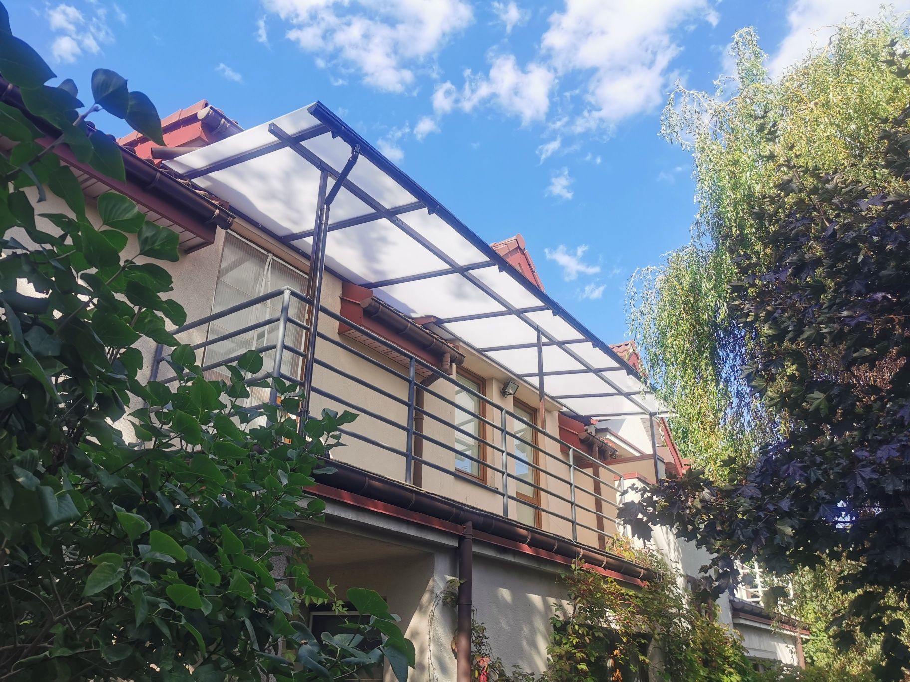 Zadaszenie zadaszenia na balkon taras Wiaty samochodowe Wiata garazowa