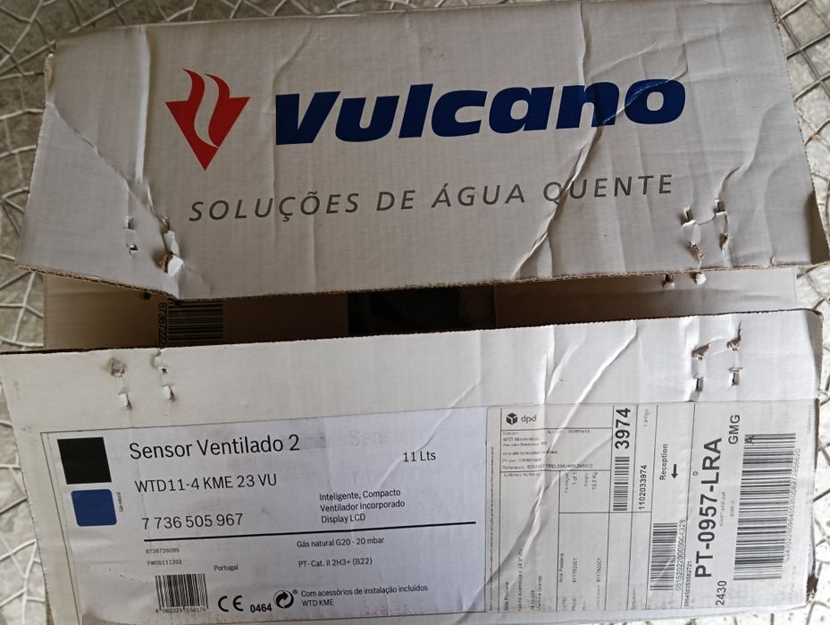 Esquentador Vulcano inteligente