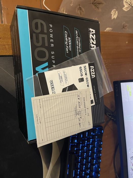 Блок живлення AZZA PSAZ-650B 650W Bronze + ГАРАНТІЯ