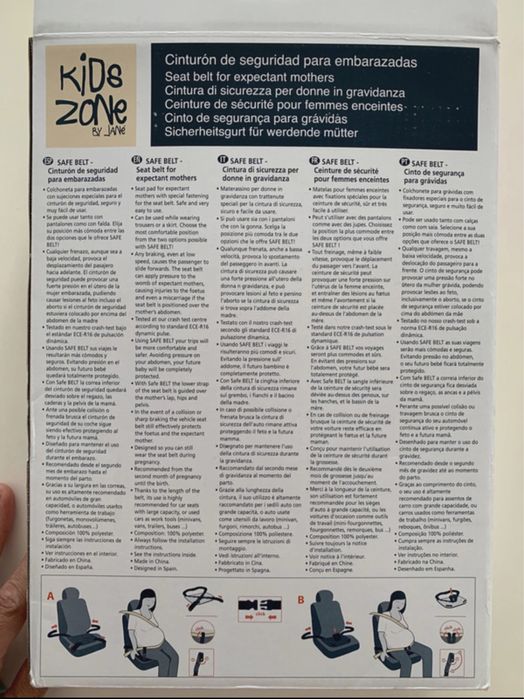 Cinto de Segurança Grávida / Safe Belt Jane