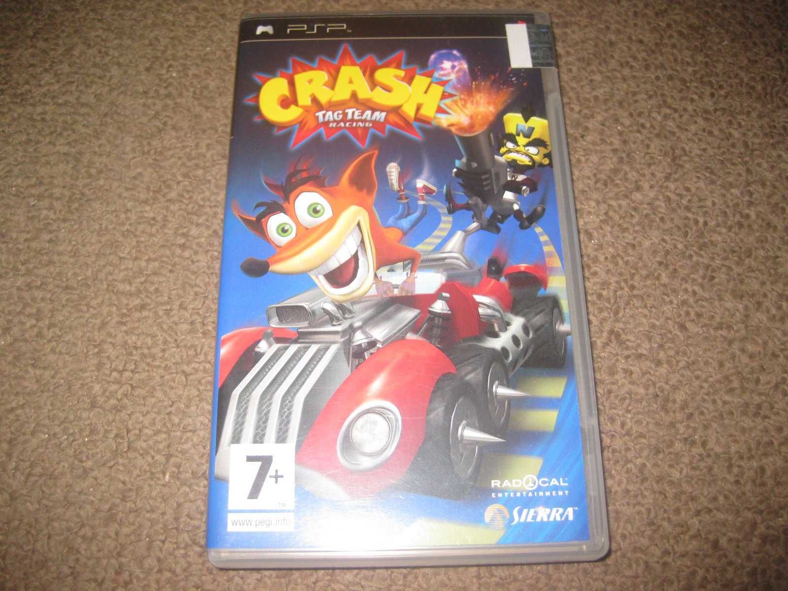 Jogo para a PSP "Crash Tag Team Racing" Completo!