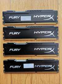 16Gb Ram HyperX Fury DDR3 4Gb x 4
