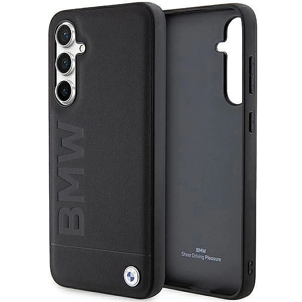 Etui BMW Leather Hot Stamp na Samsung Galaxy S23 FE - czarne