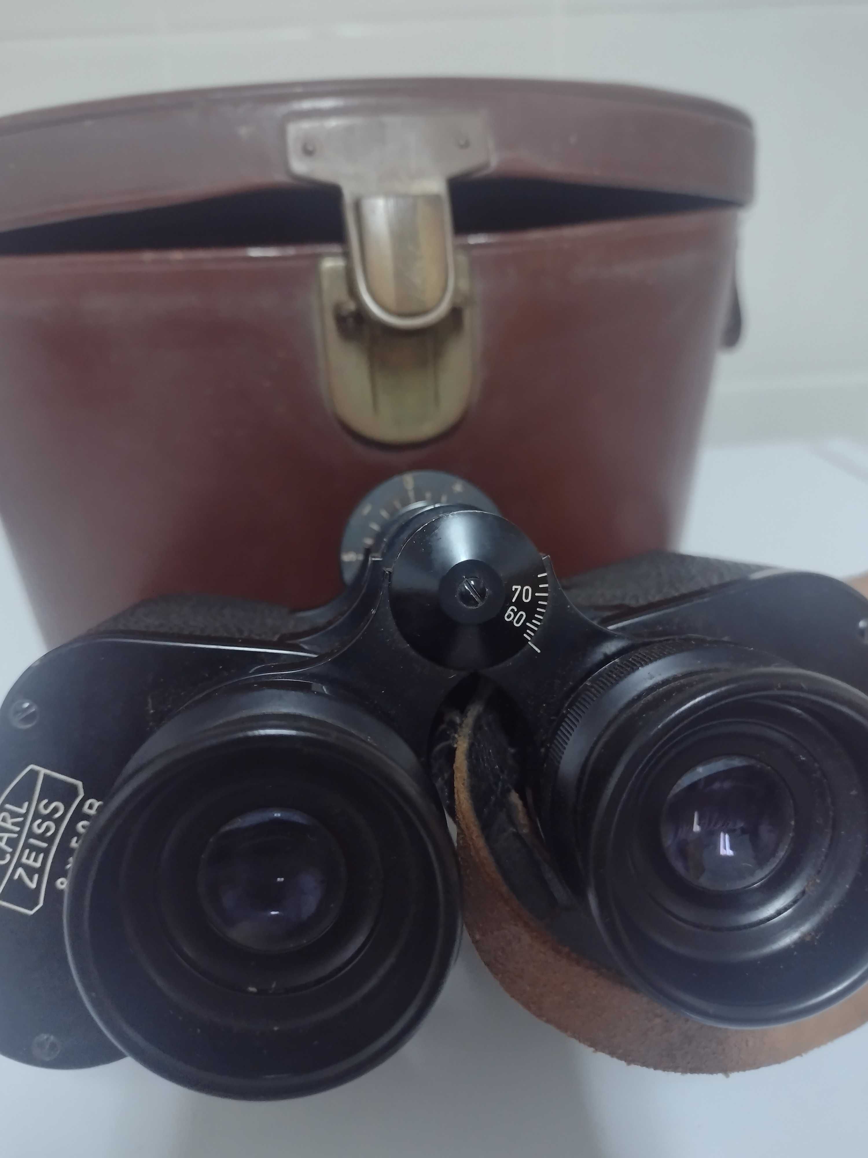 Carl Zeiss Binóculos alemão Vintage anos 60